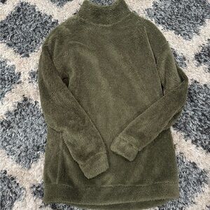 Olive Green fleece top